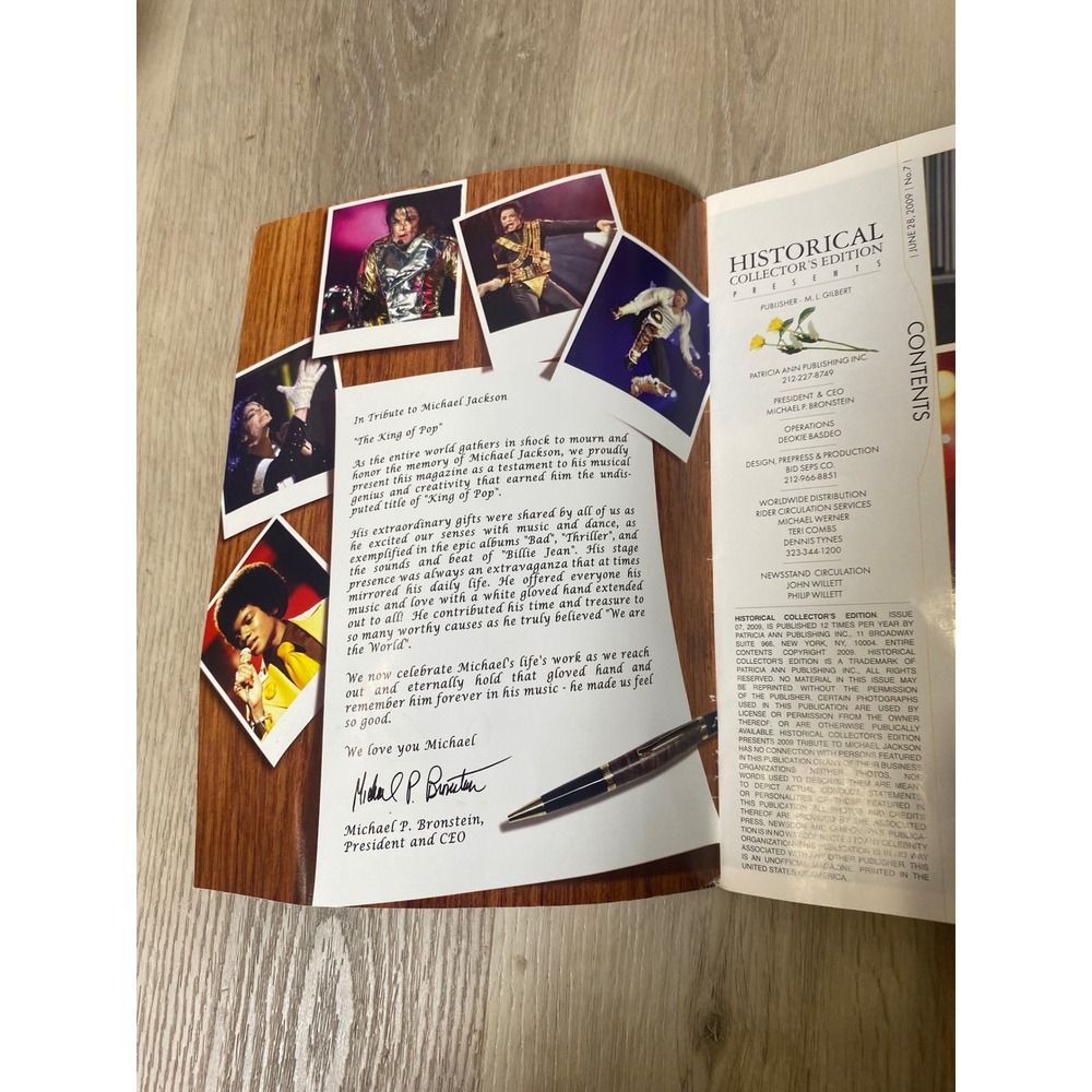 Michael Jackson Historical Collector's Edition Magazine King of Pop 1958-2009 - Picture 4 of 10